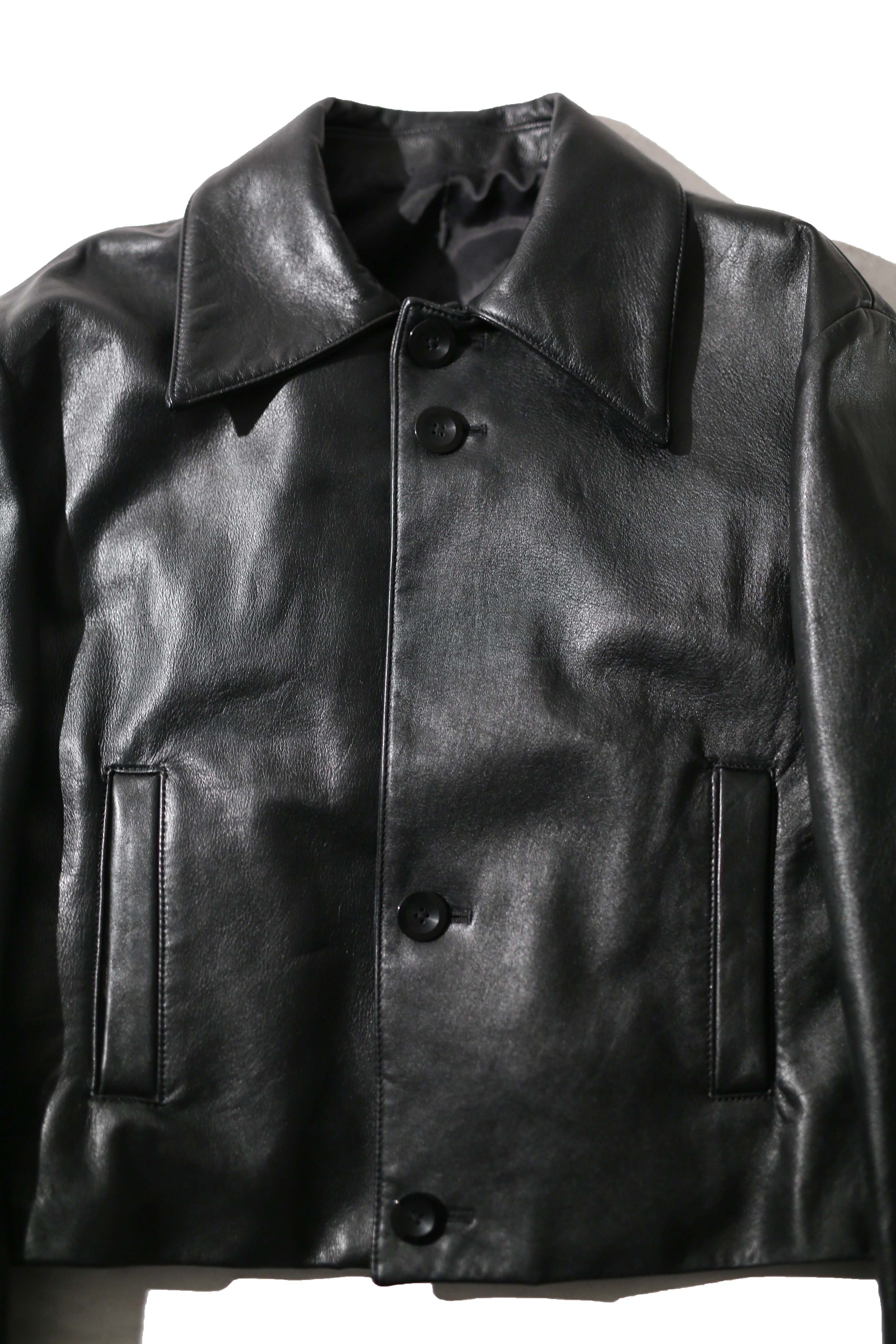 STRONG 001 LEATHER SHORT JACKET