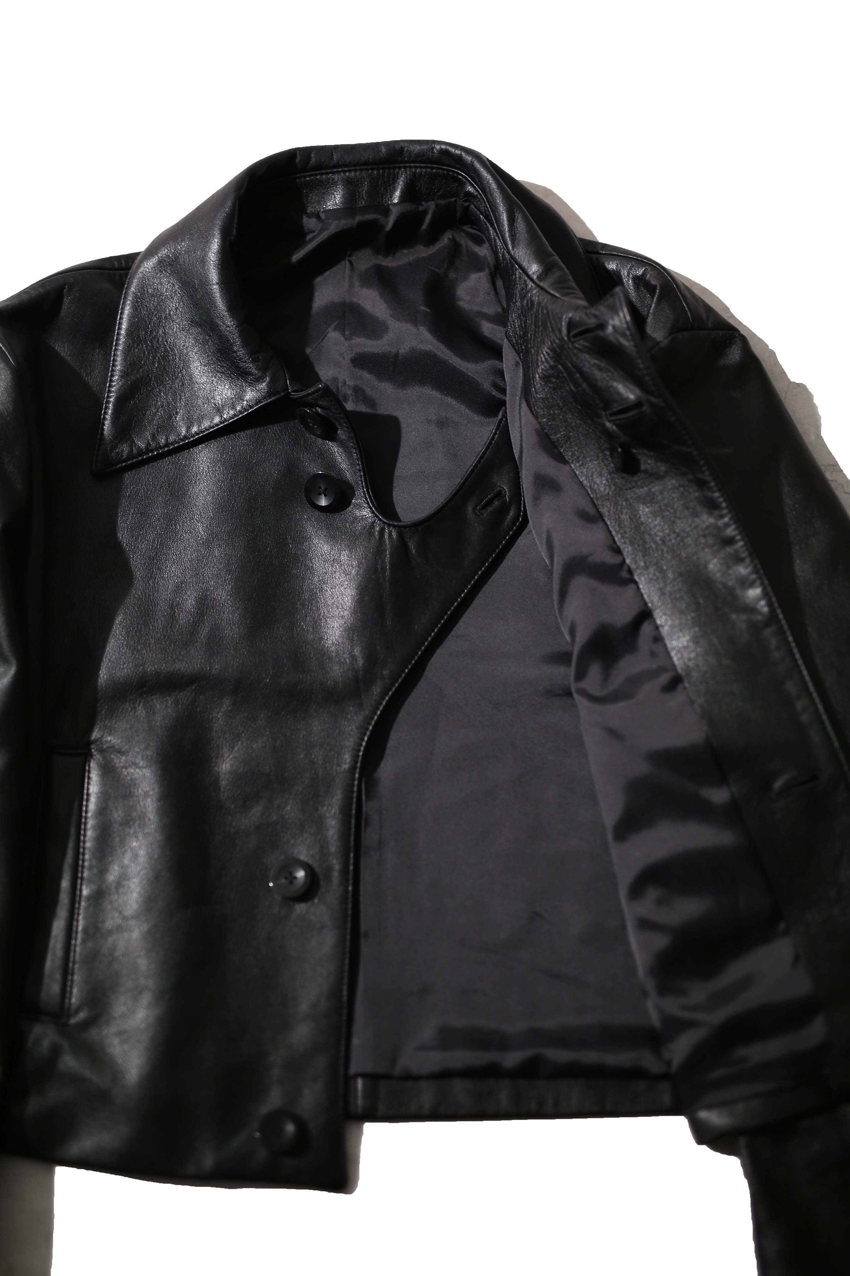 STRONG 001 LEATHER SHORT JACKET