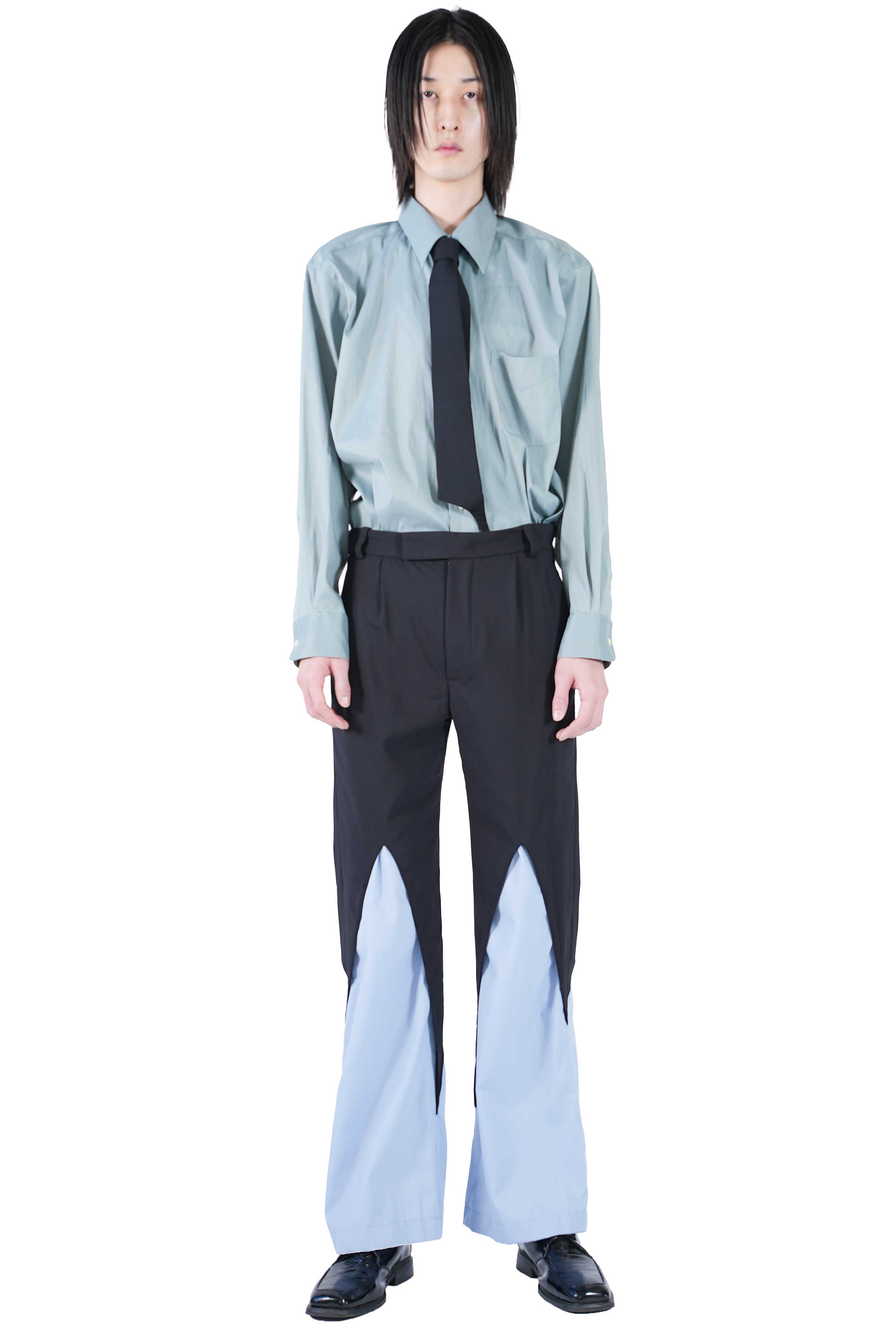 STRONGTHE BLUE TWO-TONE TROUSERS